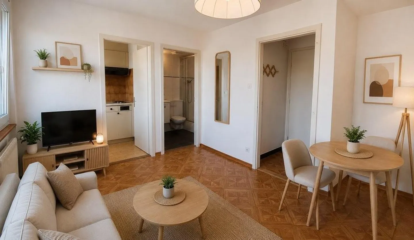 Charmantes Studio zur Miete in Villars-sur-Glâne! - Foto 1 von 4