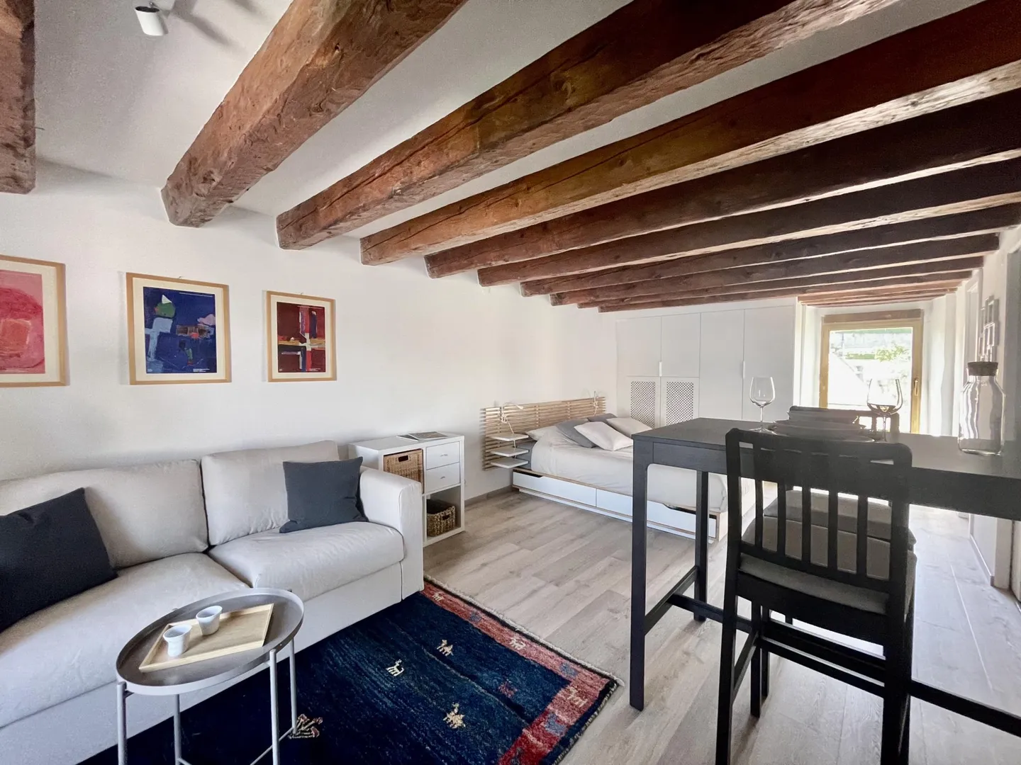 Furnished studio for rent? Nyon, Rue de Rive 53 lake view on the 4th floor - Photo 5 of 13