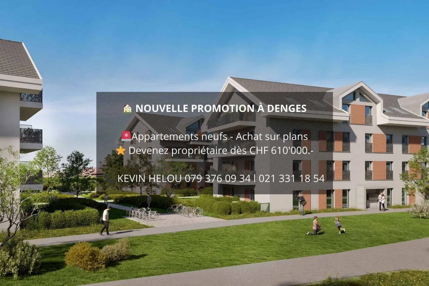 Appartement 2,5 pièces avec balcon. Équipements selon les souhaits de l'acheteur ! - Photo 1 sur 6