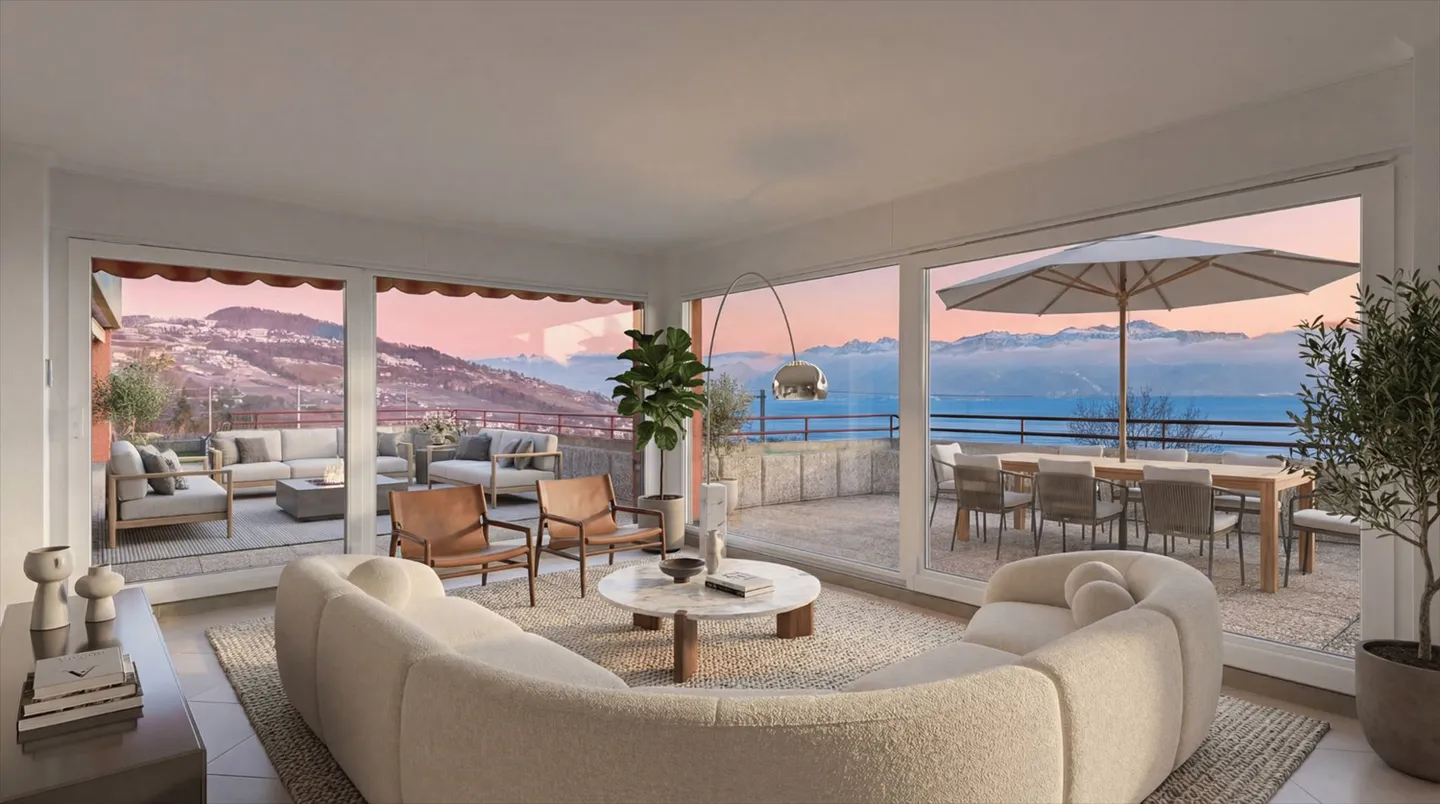 The Transformation - Space, Comfort and Panoramic View of the Lake and the Alps - Photo 3 of 11