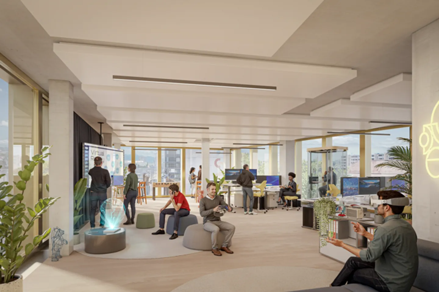 Modular Offices in Renens of 288m2 or 399m2 or 687m2 - Photo 3 of 6