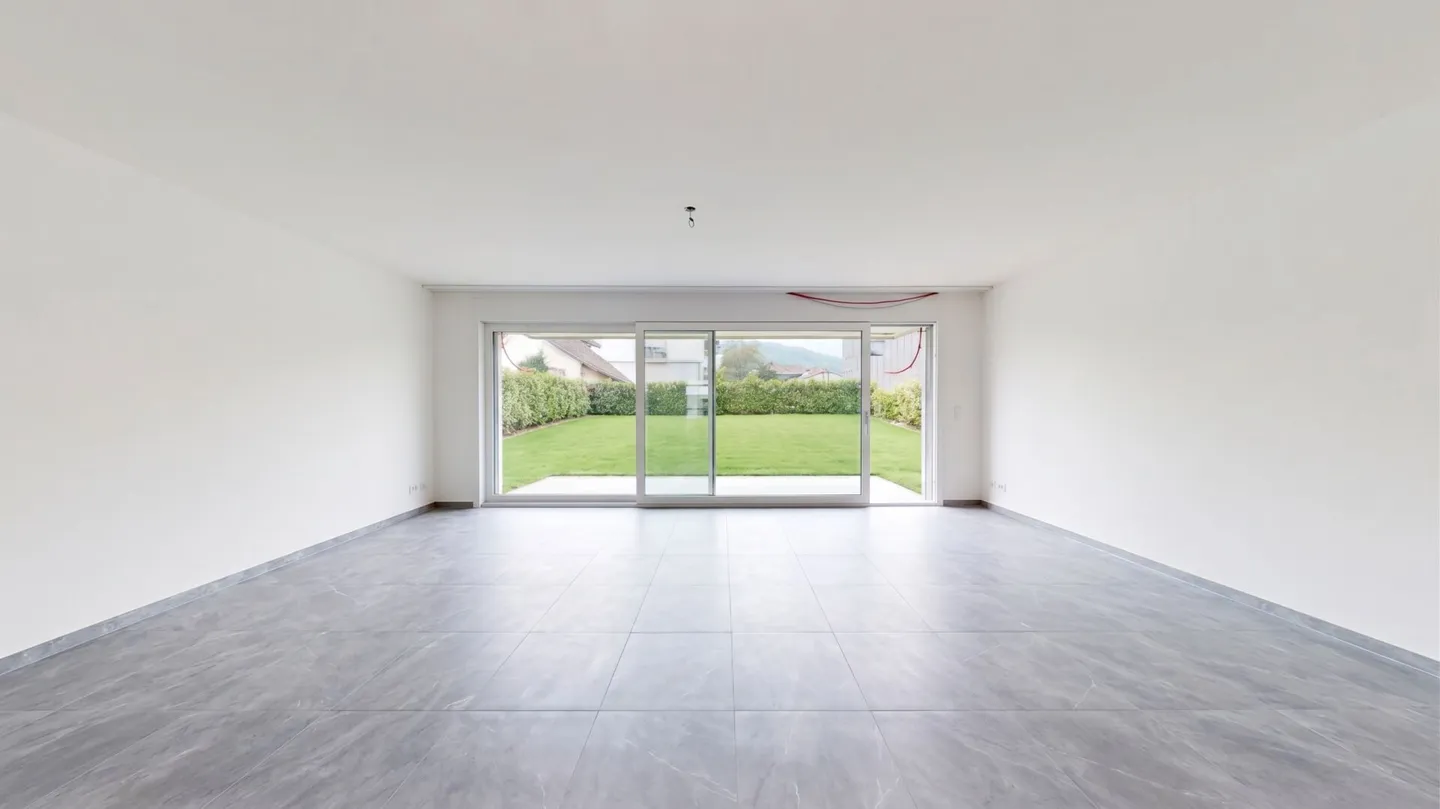 Première occupation 2026 à Fahrwangen : Appartement de jardin avec suite parentale et loggia - Photo 2 sur 20