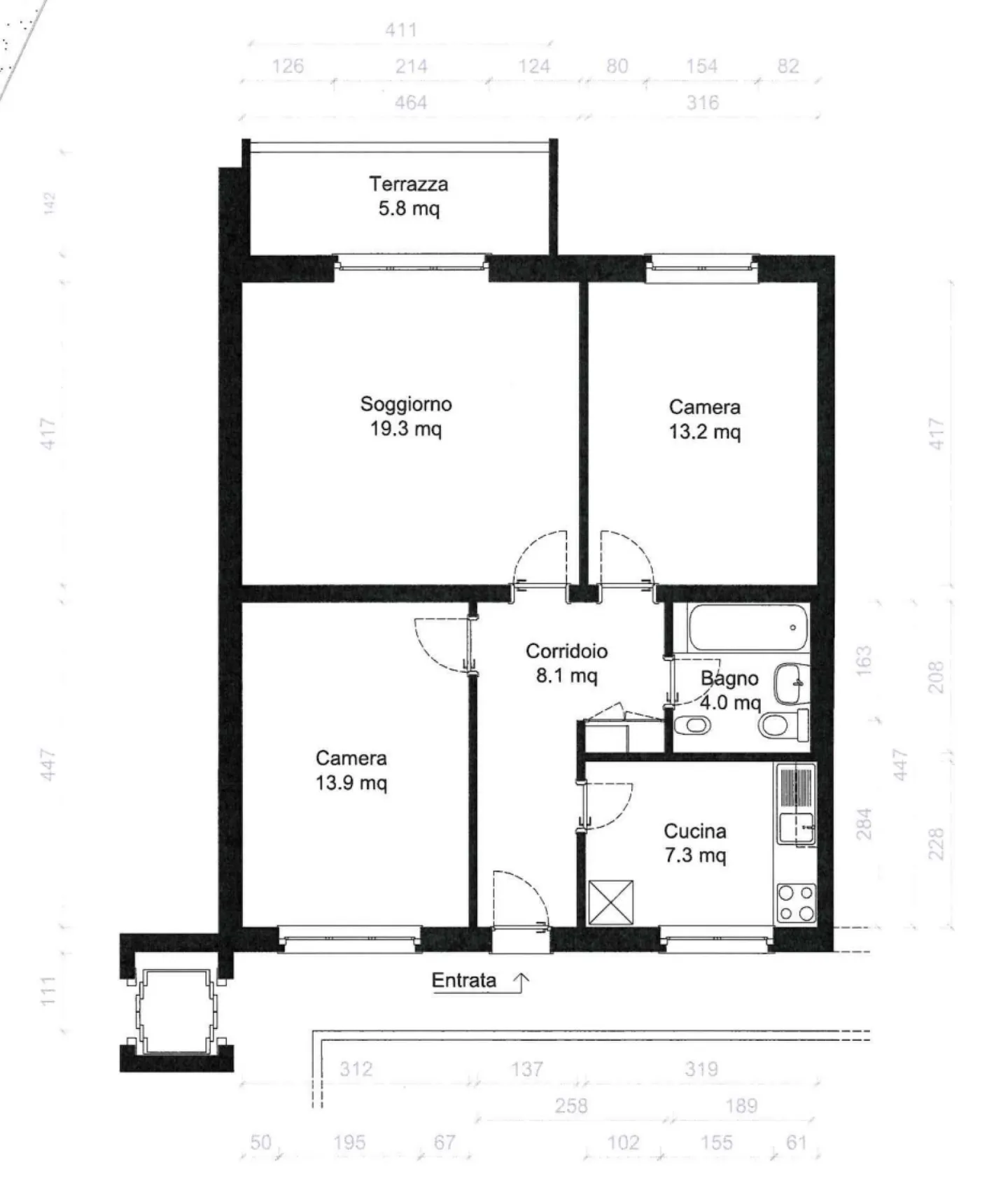 TENERO - 3.5-Zimmer-Wohnung komplett renoviert (App.7) - Foto 11 von 11