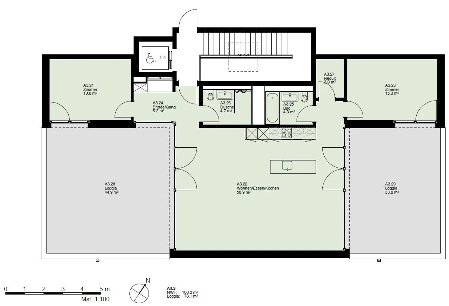 Penthouse for rent - Photo 9 of 10