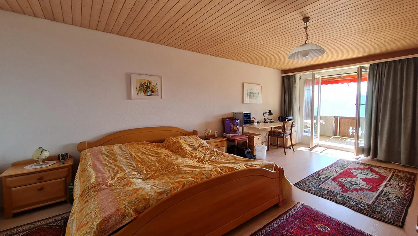 Appartamento 2.5 locali, 2 balconi, garage, vista panoramica sulle montagne, seconda casa possibile - Foto 9 di 25