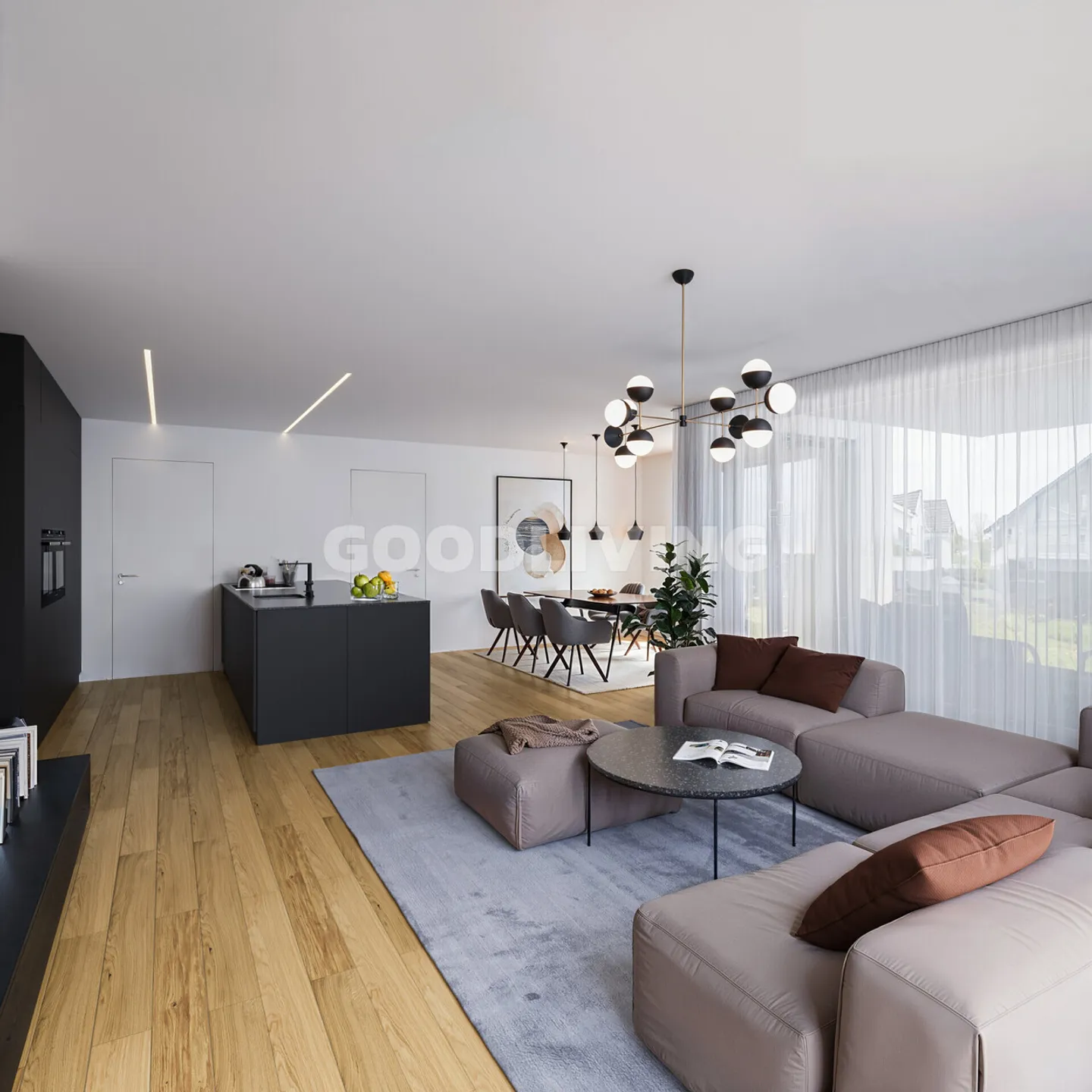 Cérémonie d'inauguration - Nouvel appartement de jardin de 4,5 pièces dans le nouveau projet de construction à Altstätten - Photo 5 sur 7