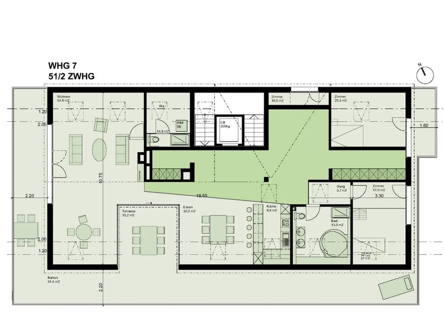 Wunderschöne Attika-Wohnung - Foto 12 von 12