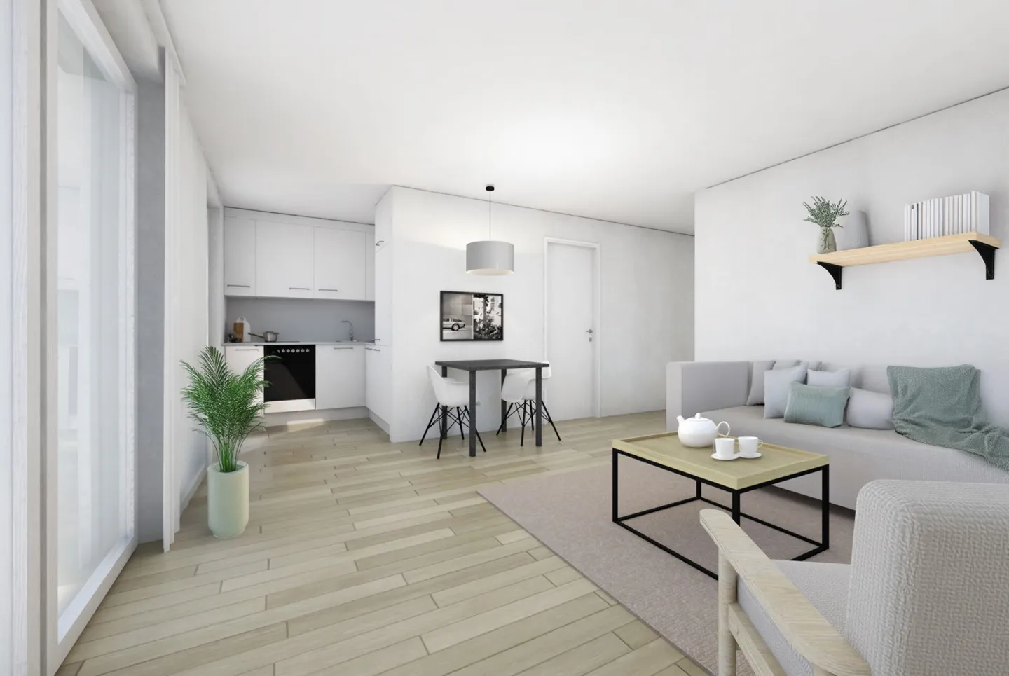 Moderne 2,5 Zimmerwohnung - Foto 1 von 2