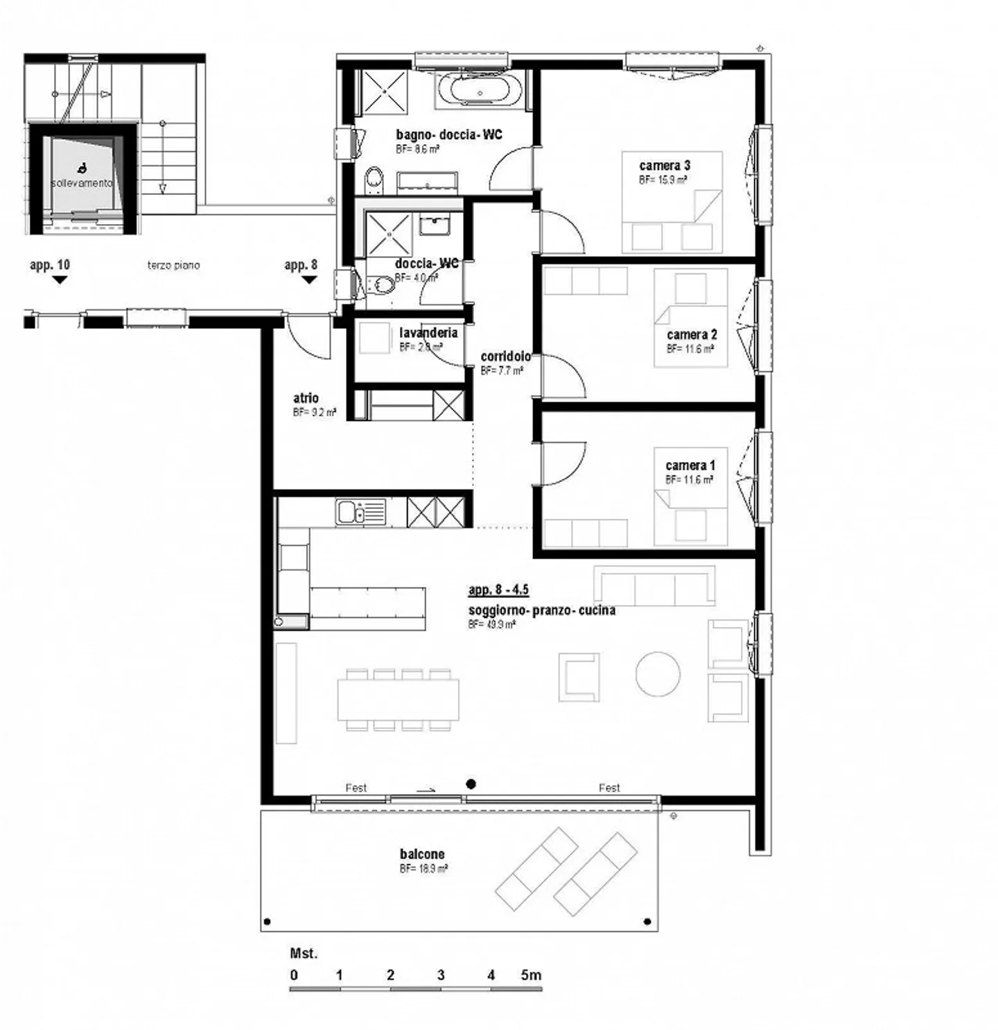 Sunny and spacious 4.5-room apartment in a lakeside location - Photo 11 of 13