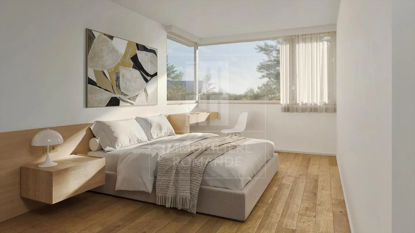 5,5-Zimmer Doppelhaushälfte in unmittelbarer Nähe von Lausanne - Foto 6 von 6
