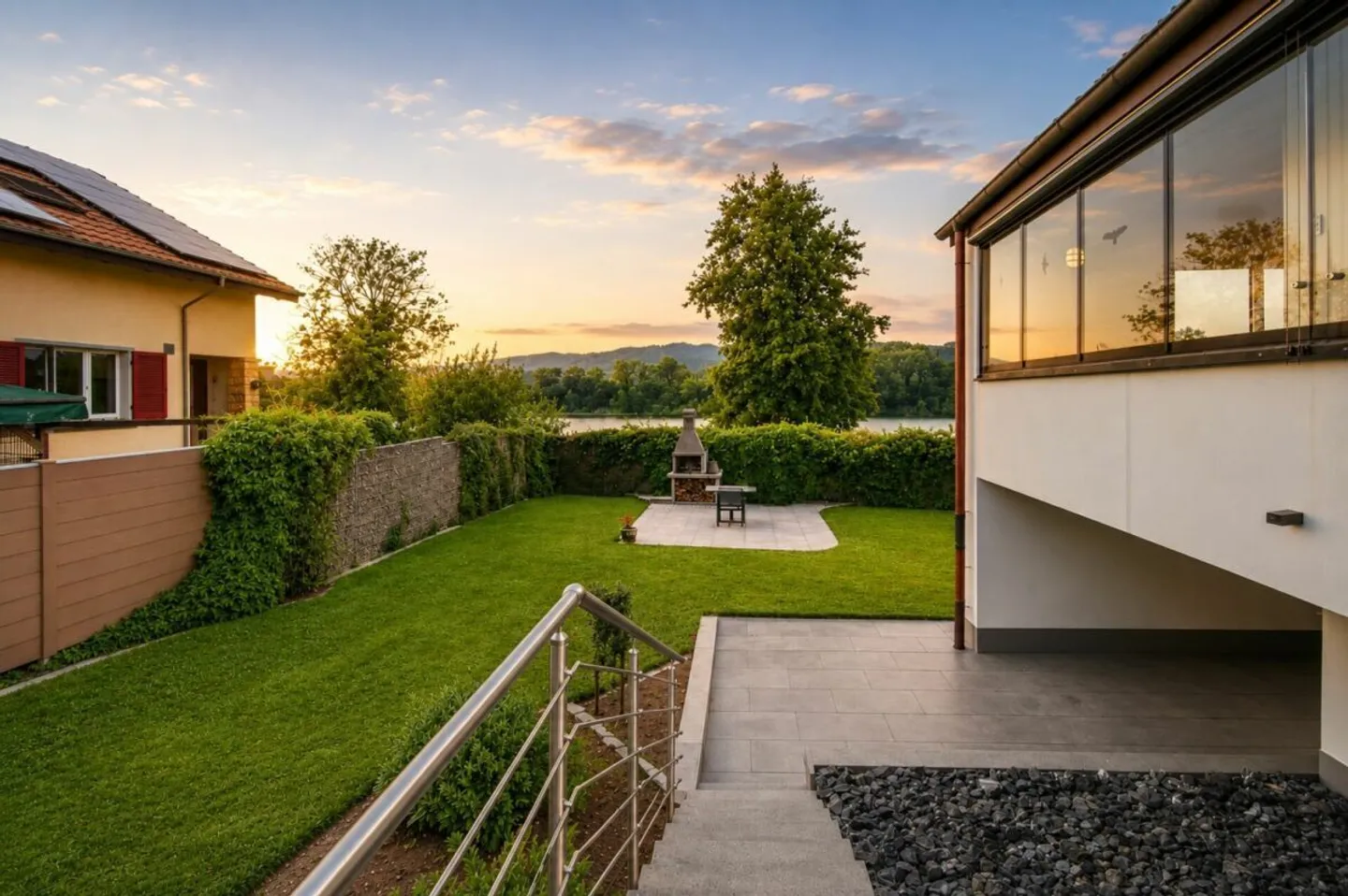 Luxurious living directly on the Rhine - exclusive 6.5-room single-family house with breathtaking views - Photo 28 of 38