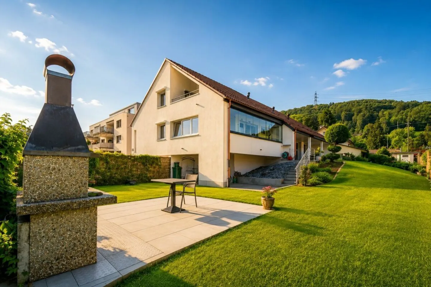 Luxurious living directly on the Rhine - exclusive 6.5-room single-family house with breathtaking views - Photo 30 of 38
