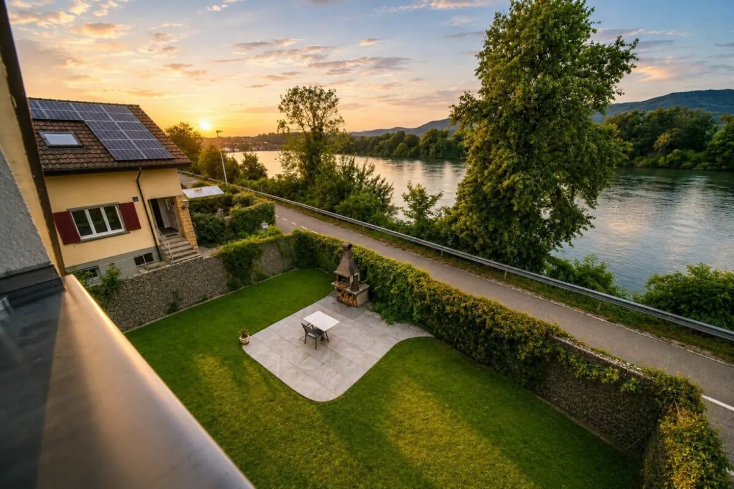 Luxurious living directly on the Rhine - exclusive 6.5-room single-family house with breathtaking views - Photo 31 of 38