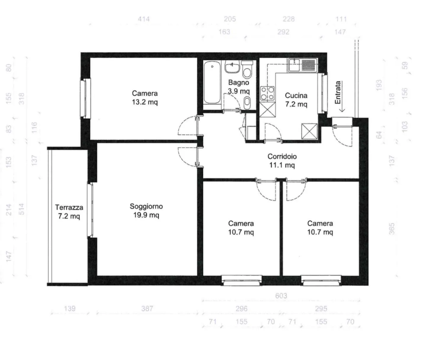 TENERO - 4.5-Zimmer-Wohnung komplett renoviert (Wohnung Nr. 11) - Foto 13 von 13