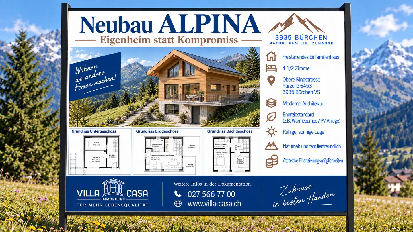 Casa familiare moderna a Bürchen - Foto 1 di 14