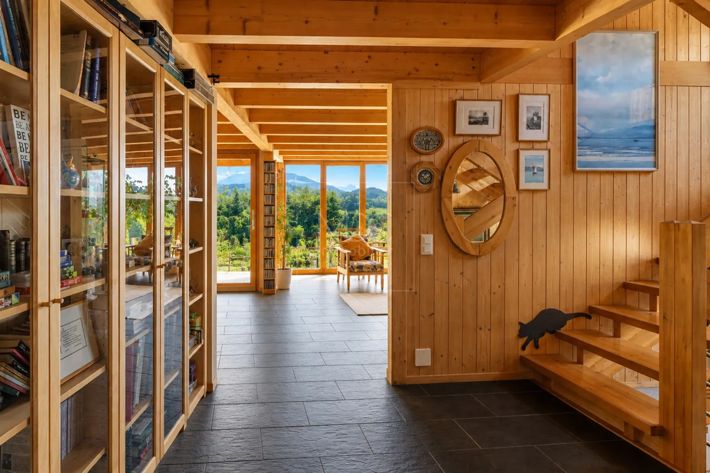 Schönes zeitgenössisches Chalet mit Panoramablick in Châtel-St-Denis - Foto 10 von 20