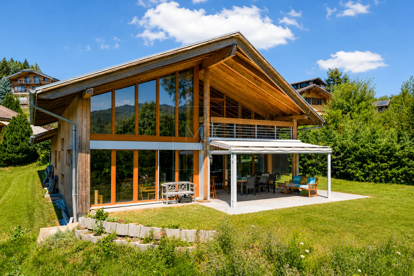 Schönes zeitgenössisches Chalet mit Panoramablick in Châtel-St-Denis - Foto 18 von 20