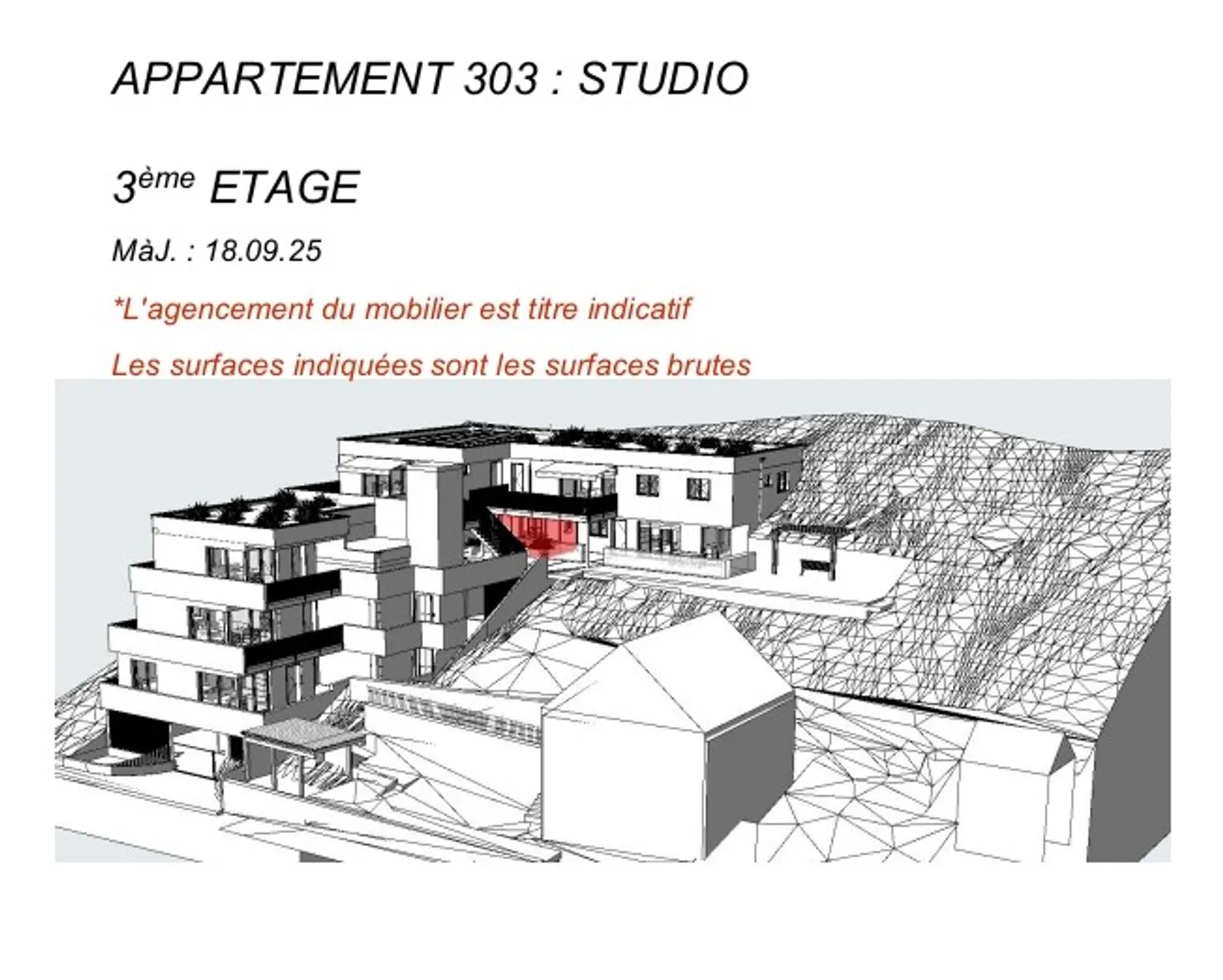 Loft al 3° piano con vista sulle montagne a Salins Sion - Foto 2 di 5
