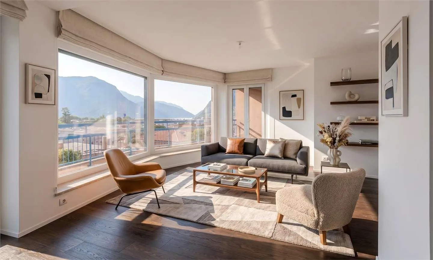 SEKUNDÄRWOHNUNG IN LUGANO | 4.5 RENOVIERTE ZIMMER - Foto 2 von 13