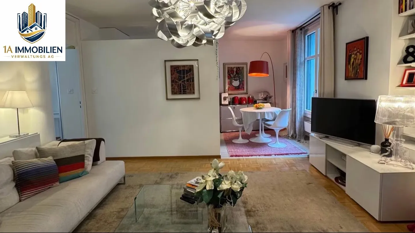 Wunderschöne 3,5-Zimmer-Wohnung im Herzen von Lausanne - Foto 5 von 10