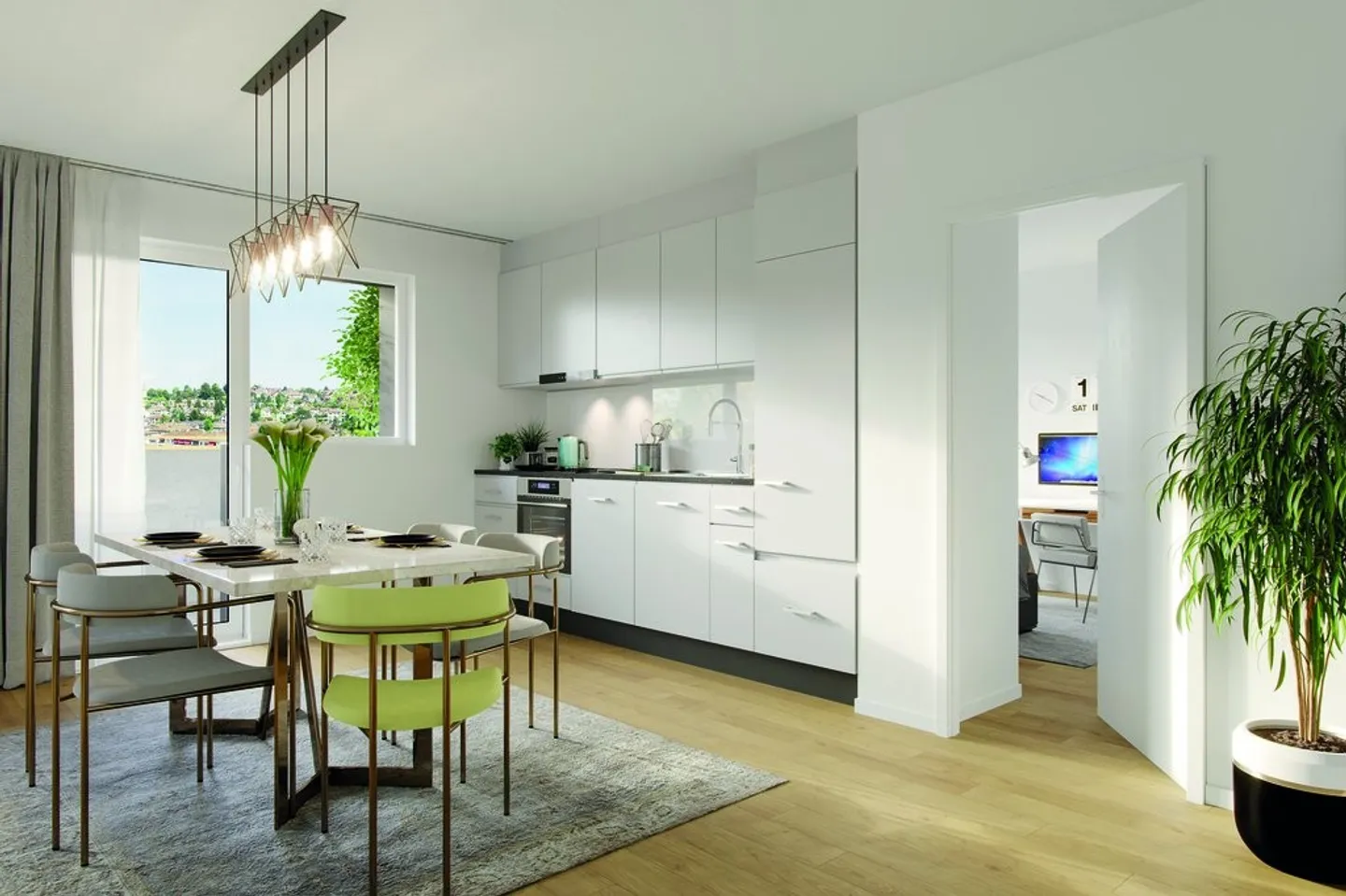 3,5-Zimmer-Wohnung - Foto 2 von 7