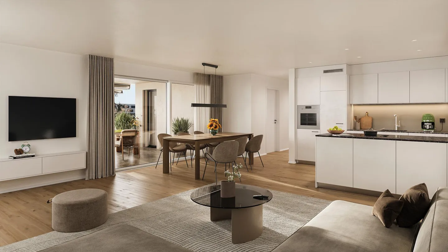 Première location - Appartements attrayants de 3,5 pièces dans un emplacement central - Photo 2 sur 4