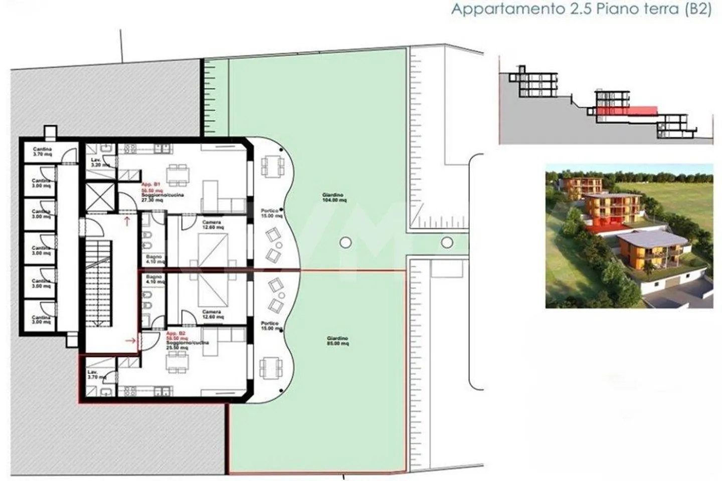 Neubauwohnung mit spektakulärem Blick (Wohnung C5) - Foto 4 von 13