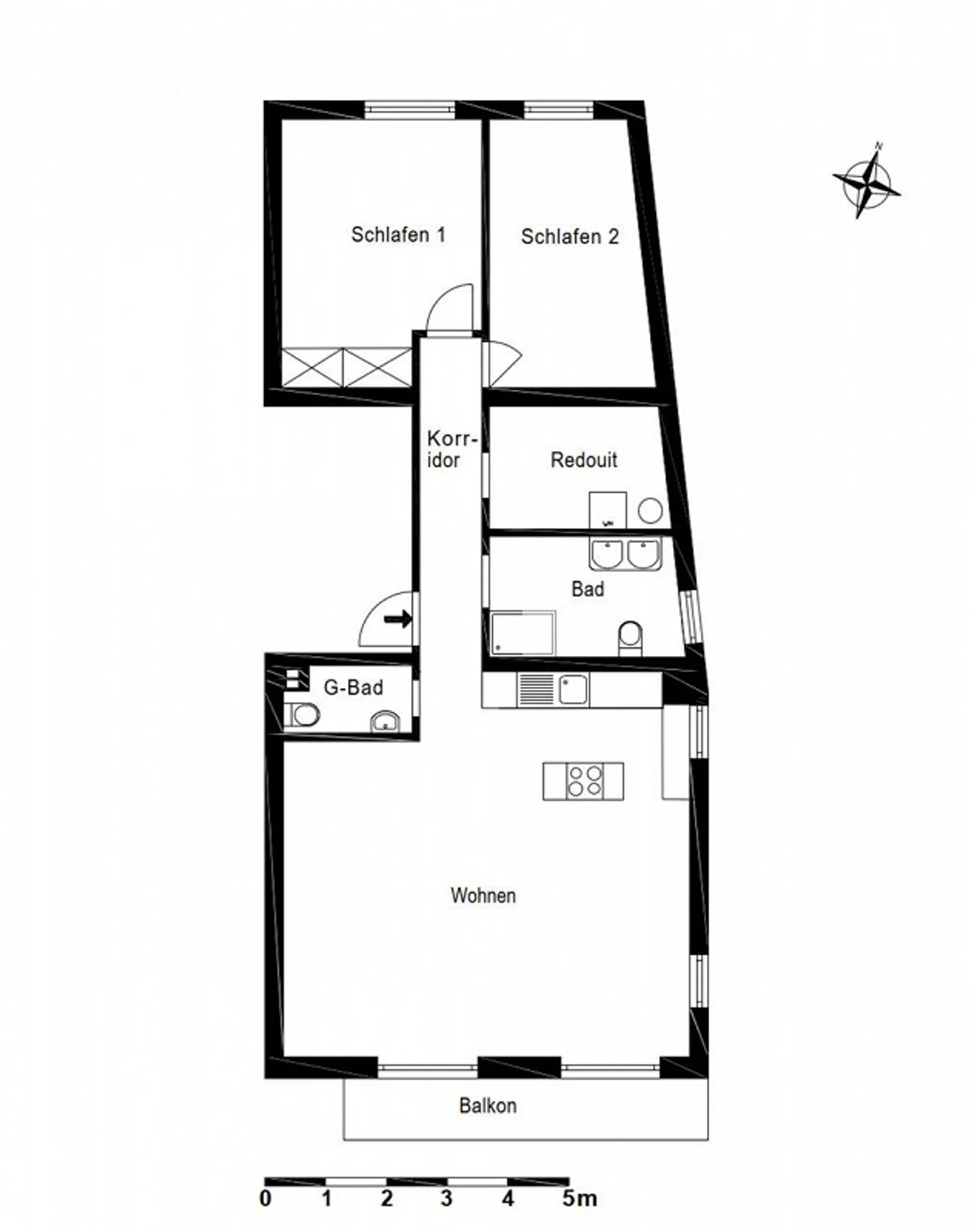 Appartamento completamente ristrutturato con vista lago a Ponte Tresa - Foto 13 di 13