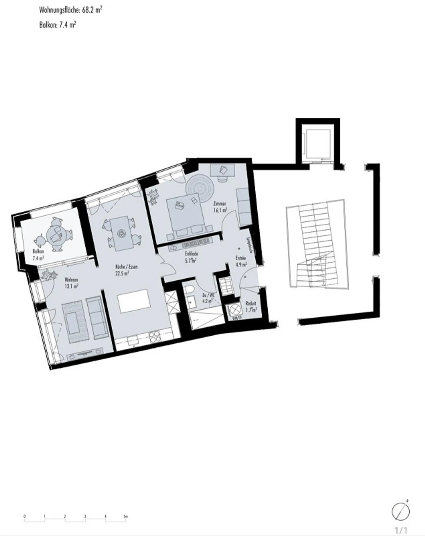 Appartamento luminoso e moderno di 2,5 stanze a Zurigo Triemli (Distretto 9) – Ava - Foto 11 di 11