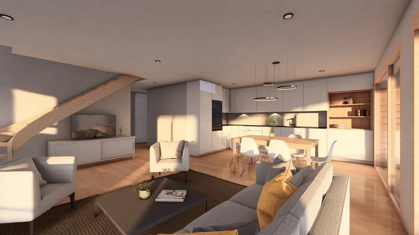 5.5 Zimmer-Duplex-Wohnung in Bellwald - Foto 2 von 7