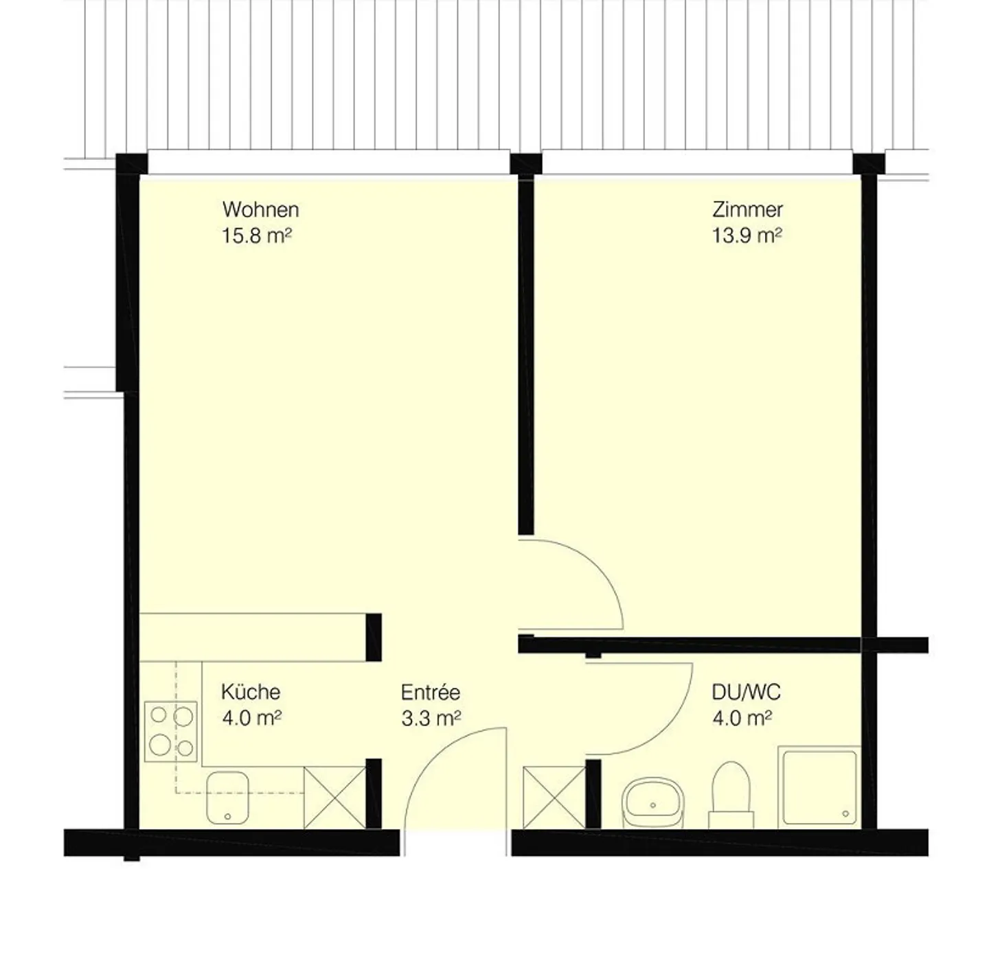Appartement en ville au coeur d'Emmenbrücke - Photo 2 sur 7