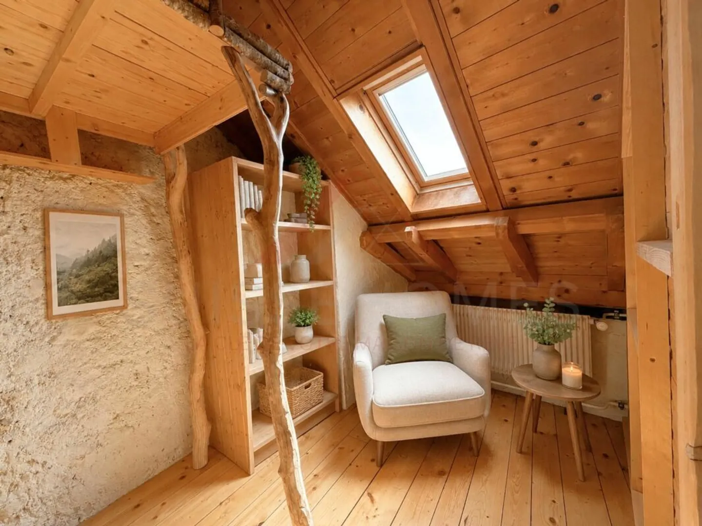 3-room penthouse apartment with charm and beautiful rooms in the heart of Romainmôtier - Photo 3 of 9
