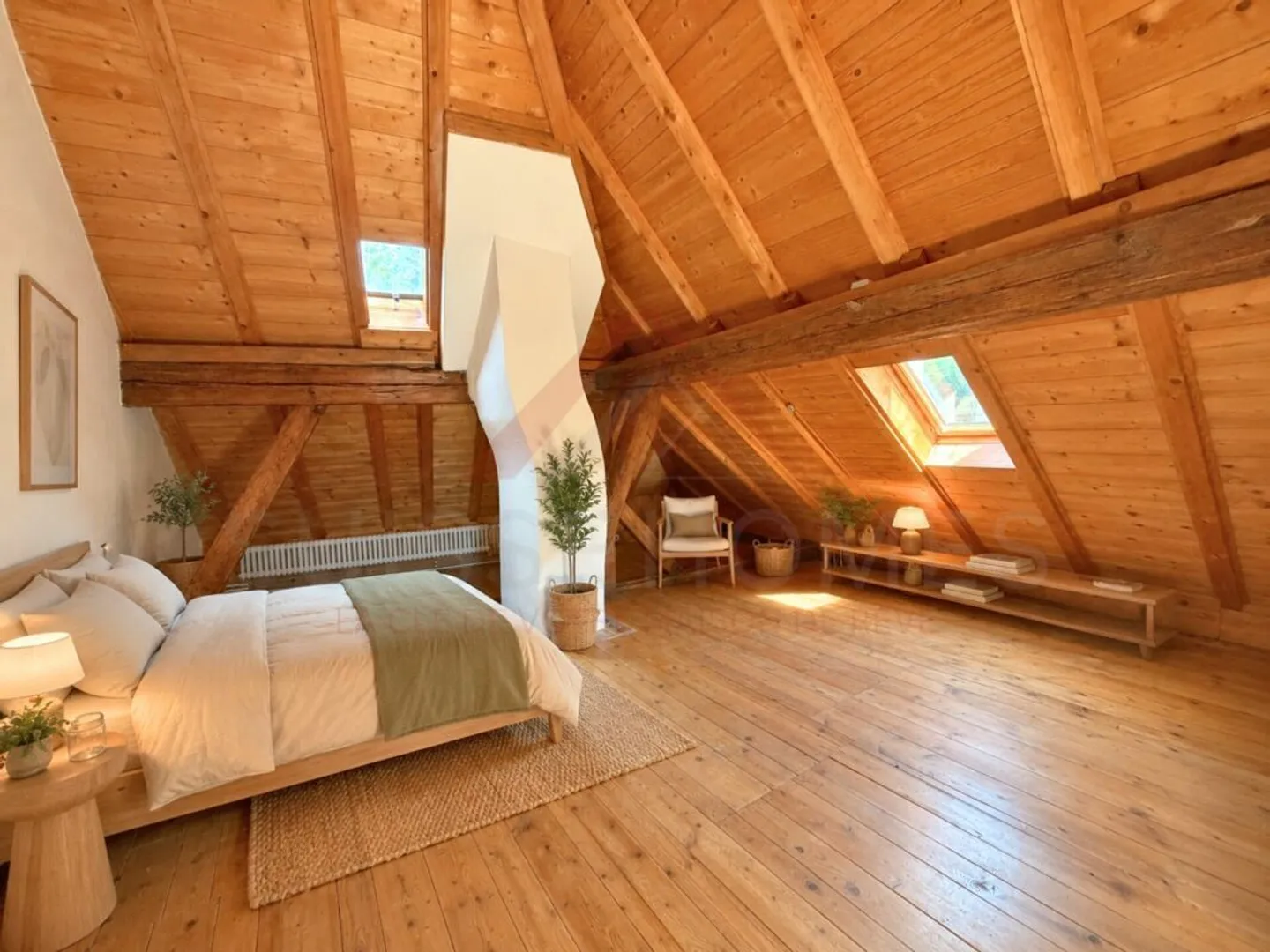 3-room penthouse apartment with charm and beautiful rooms in the heart of Romainmôtier - Photo 7 of 9