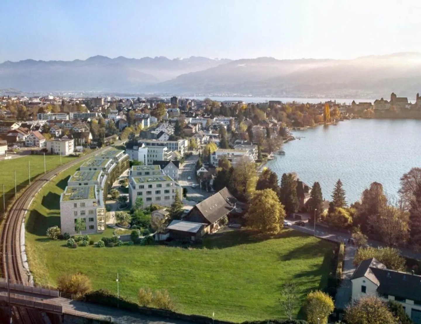 Appartement en attique de 2,5 pièces attrayant avec vue imprenable dans le développement Seewiese vous attend ! - Photo 3 sur 16