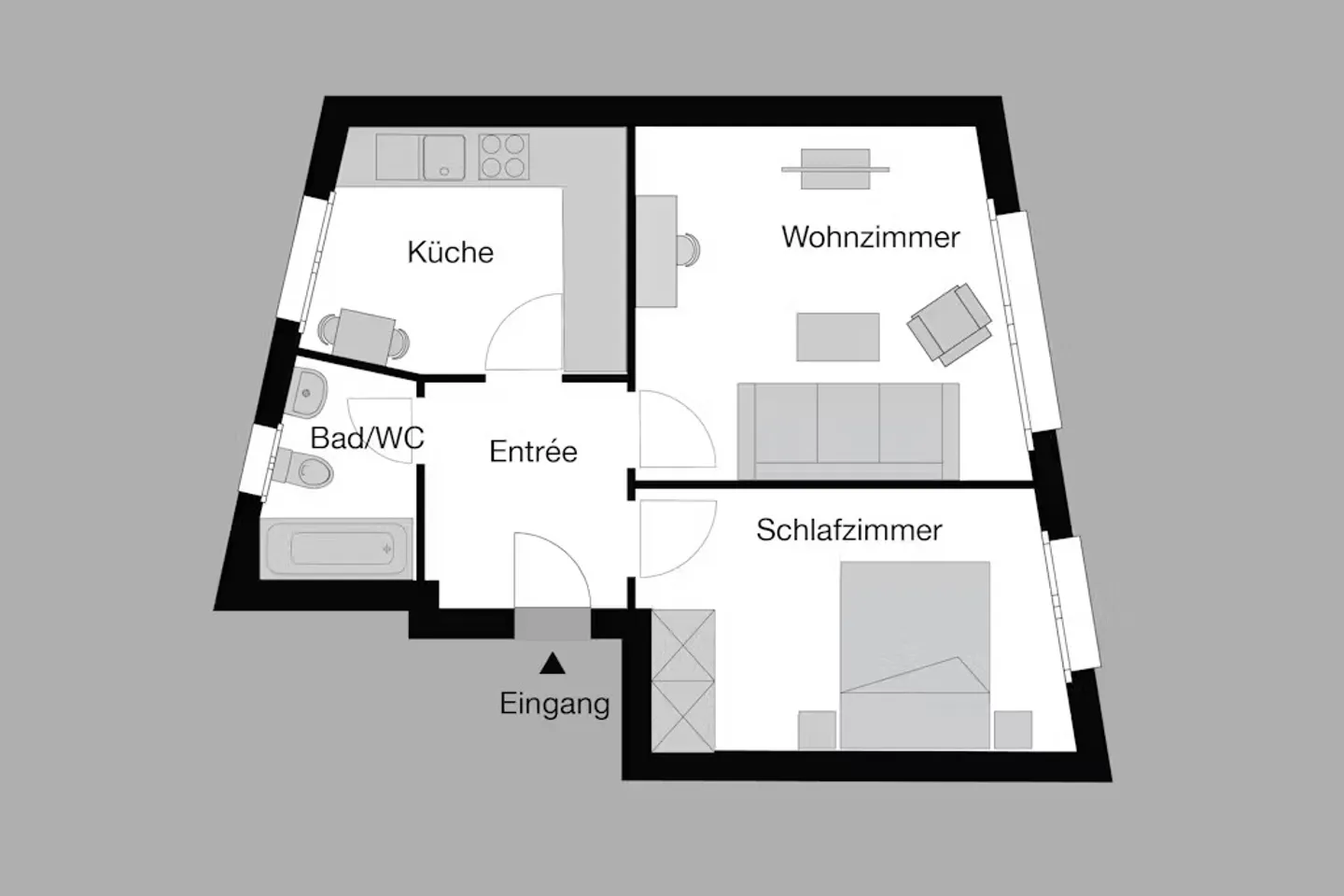 Appartement Chic à Zürich - Photo 8 sur 8