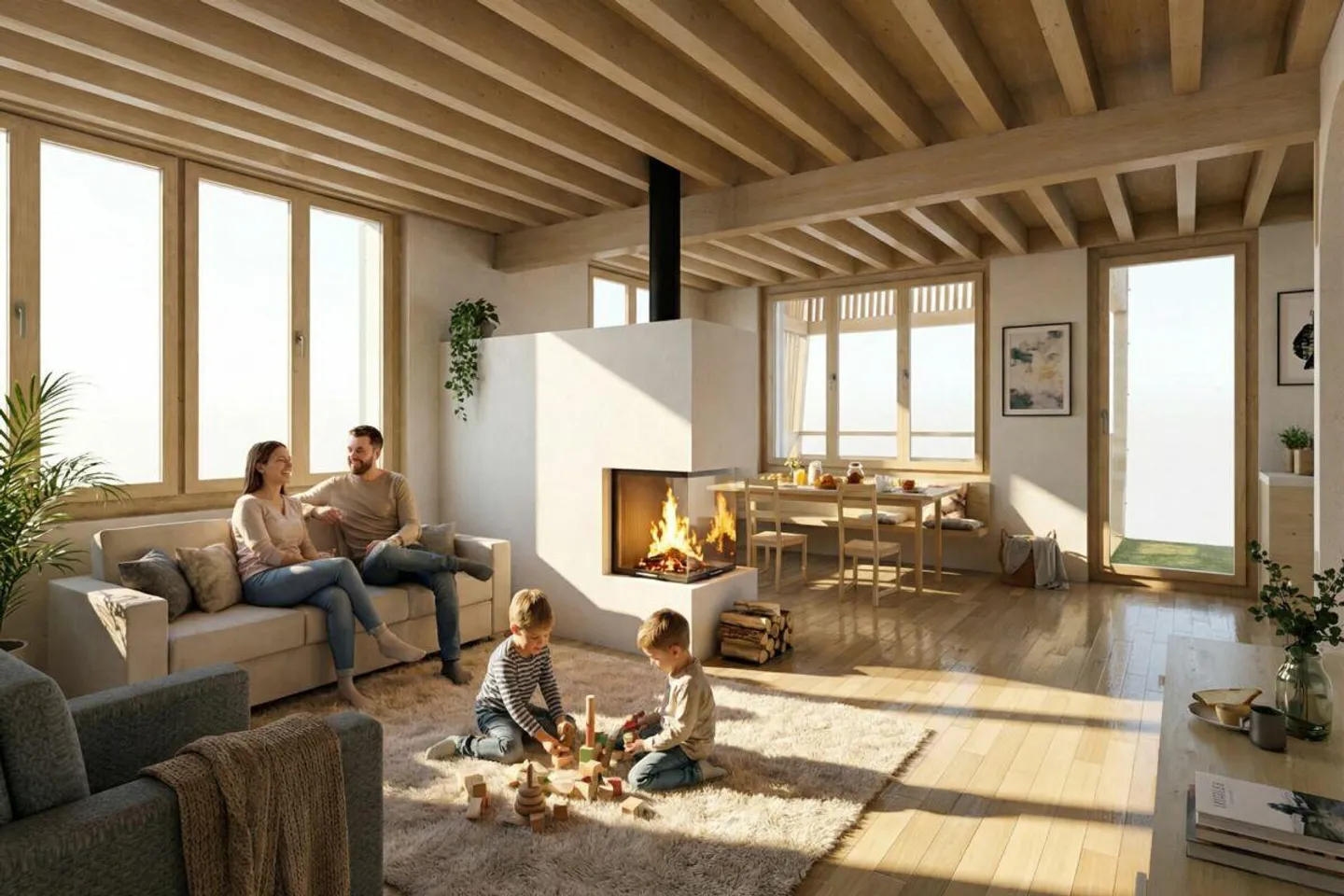 Modernes Einfamilienhaus in der Natur - Foto 3 von 8
