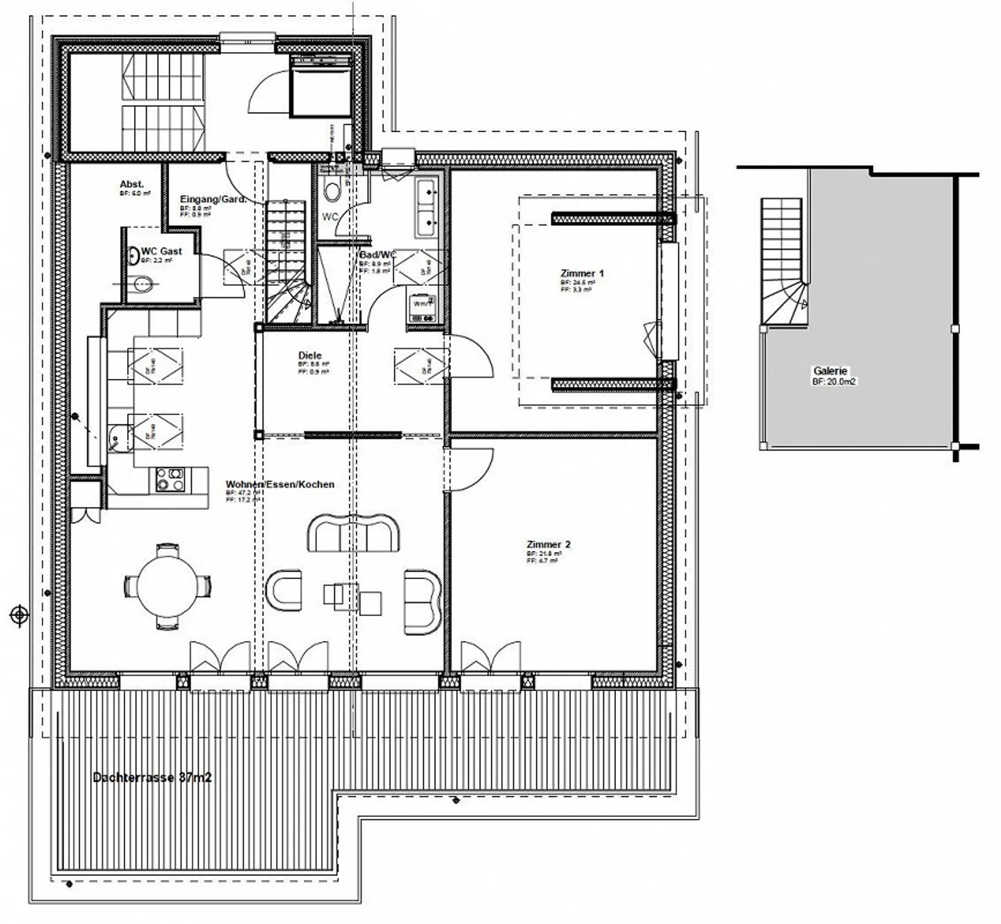 Penthouse apartment in Uerikon with private lake access - Photo 22 of 22