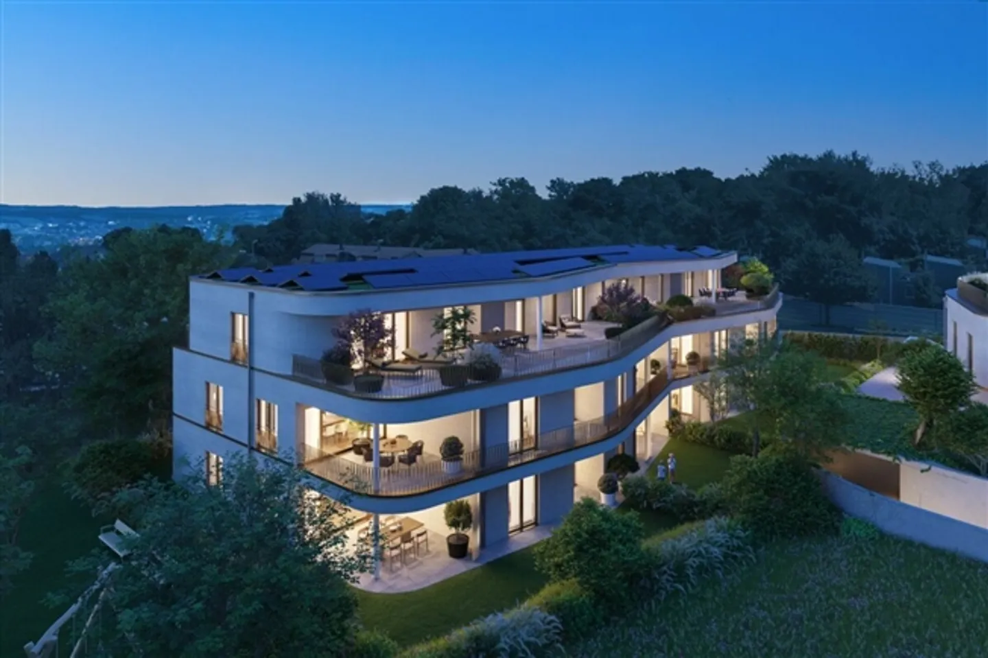 WOW - 5.5-room penthouse dream with 165 m2 of living space and 131 m2 terrace - Photo 2 of 6