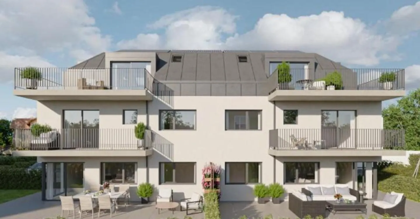 Superbo attico su progetto nel centro di Nyon - Foto 2 di 3