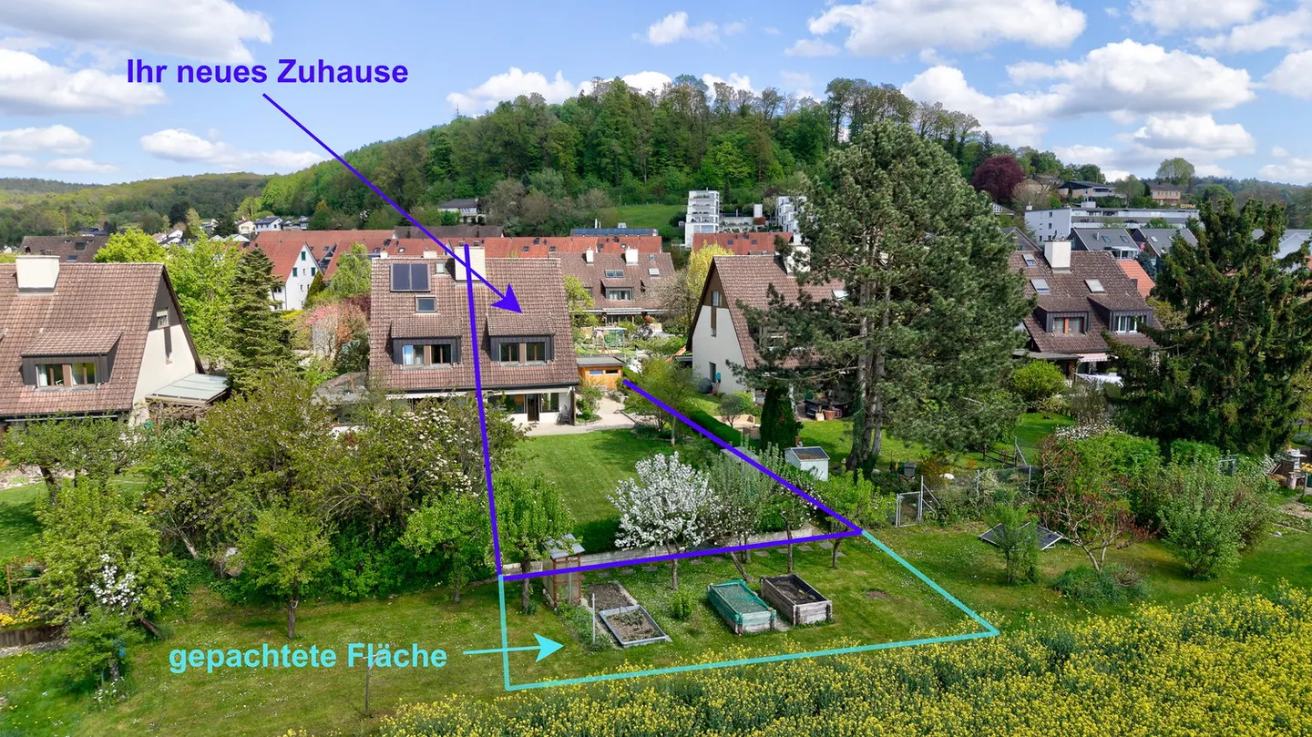Viel Platz für Sie und Ihre Familie - gepflegtes Doppelhaus am Rande der Bauzone - Foto 3 von 12