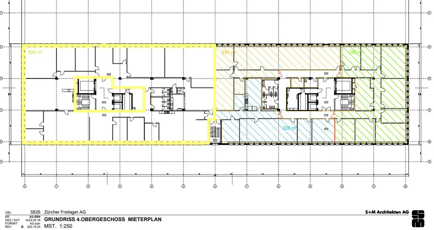 Flexible office space in shell construction 4th floor in Freilager Zurich - Photo 2 of 4