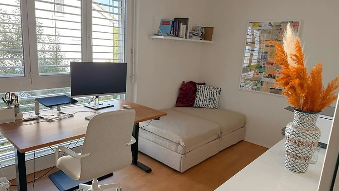 APPARTEMENT 4½ PIÈCES À WABERN (BE), MEUBLÉ, TEMPORAIRE - Photo 2 sur 8