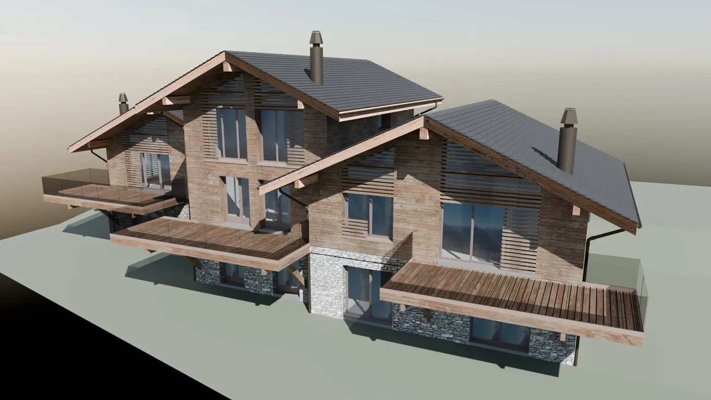 Chalets in Nendaz mit Atemberaubendem Blick - Foto 1 von 5