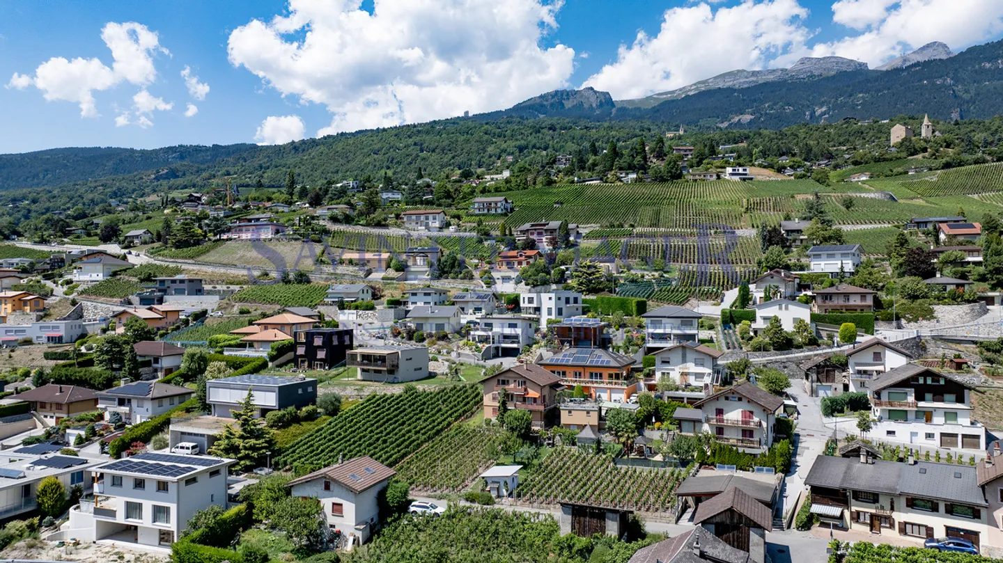 Veyras - Bevorzugte Lage, Einfamilienhaus in besetztem Leibrentenvertrag - Foto 21 von 25