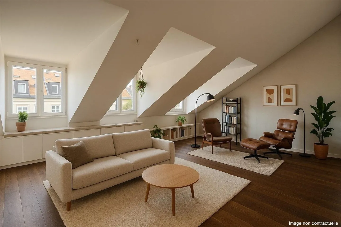 À louer : Magnifique appartement sur deux niveaux - Photo 2 sur 11