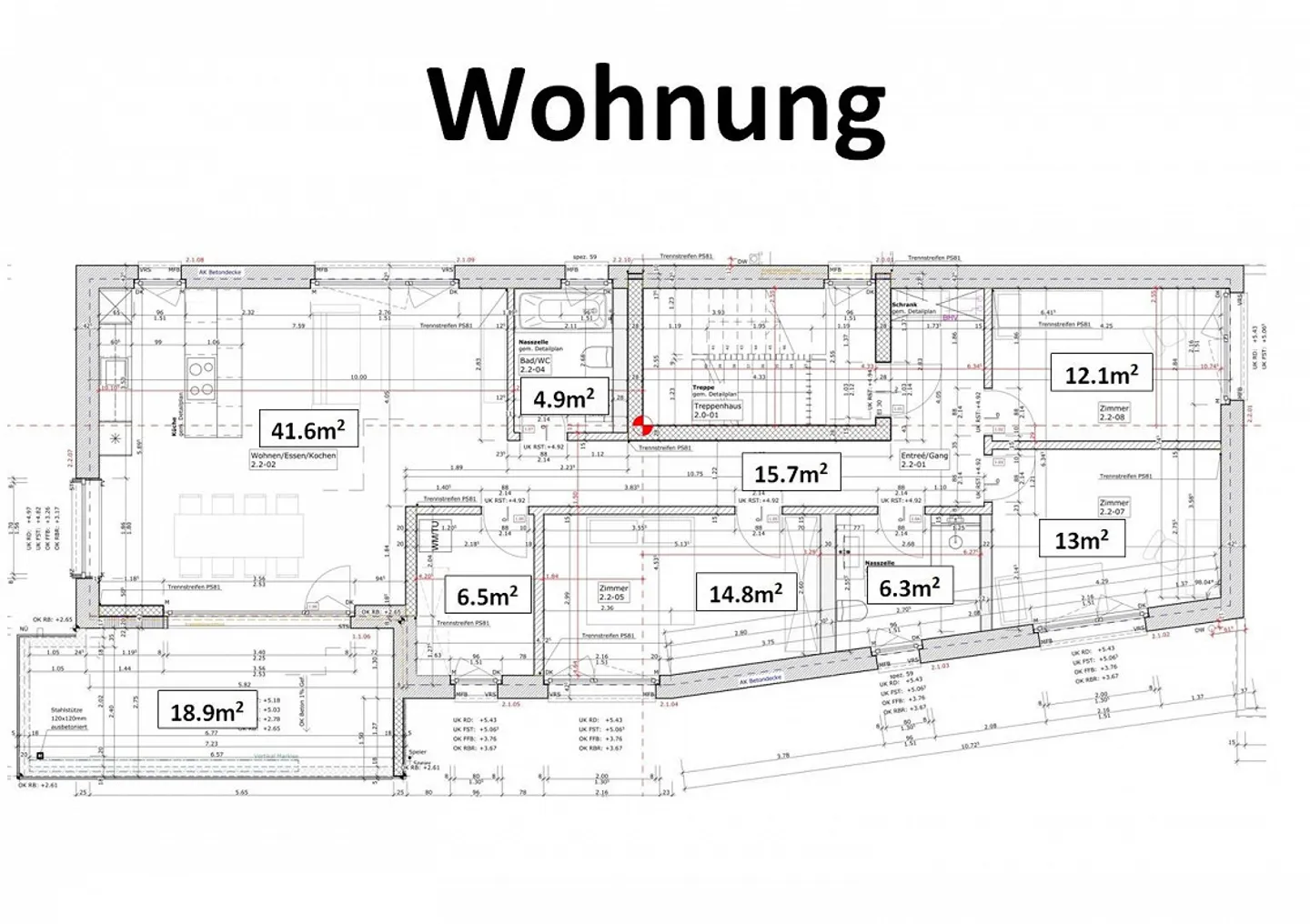 Appartement 4,5 pièces au 1er étage (première location) - Photo 1 sur 13