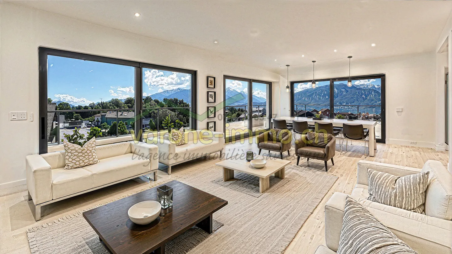 Appartamento attico in nuova residenza Minergie a Savièse - Foto 1 di 13