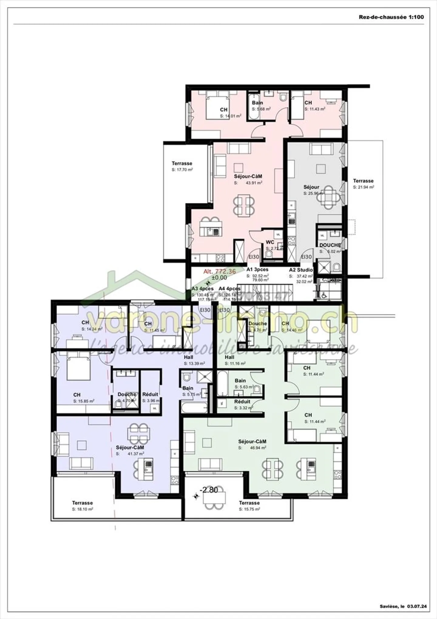 Appartamento attico in nuova residenza Minergie a Savièse - Foto 12 di 13