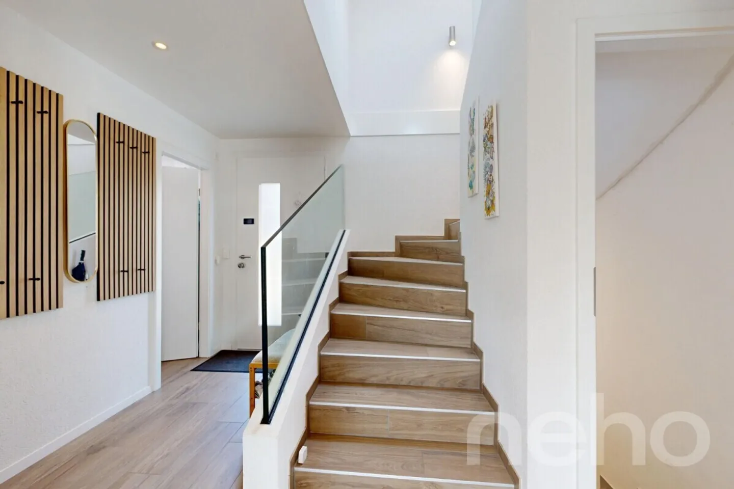 Neuere und helle Wohnung, nach Süden ausgerichtet, in Attalens - Foto 7 von 12