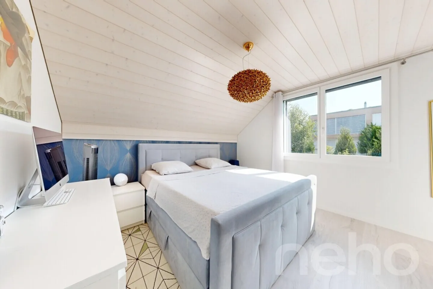 Neuere und helle Wohnung, nach Süden ausgerichtet, in Attalens - Foto 8 von 12